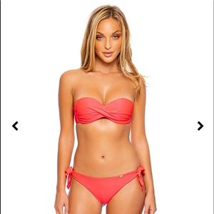 Luli Fama underwire push-up Bandeau Bikini Top-S